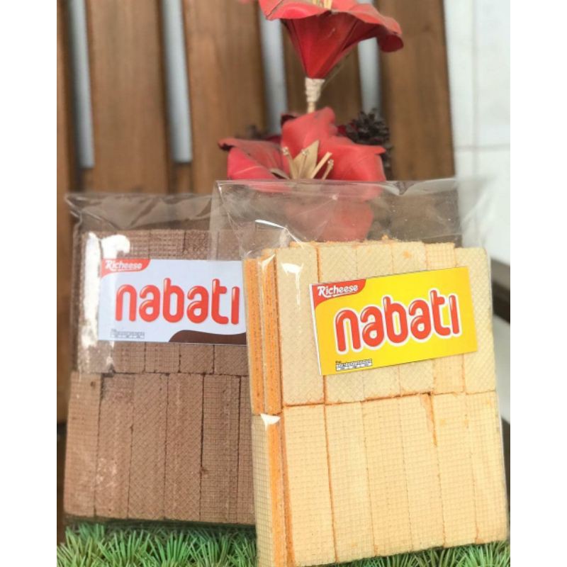 

Wafer Nabati Coklat, Keju 250gr / Snack Branded