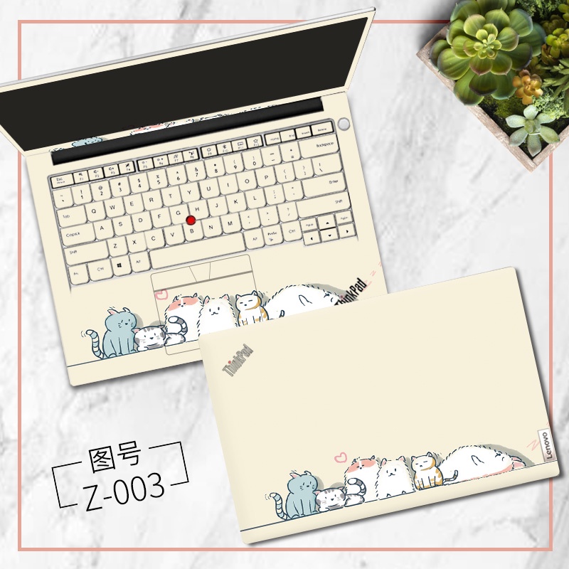 3 Pcs Stiker Pelindung Keyboard Laptop Lenovo Thinkbook 16P G2 + E14 Gen 2 X1 carbon 2021 Gen9 Motif Print Kartun