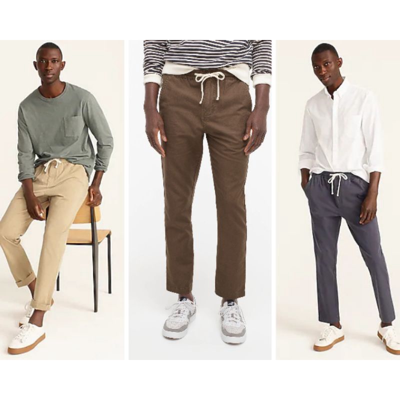 Celana Chinos Pria Pants Dock Pria JCrew