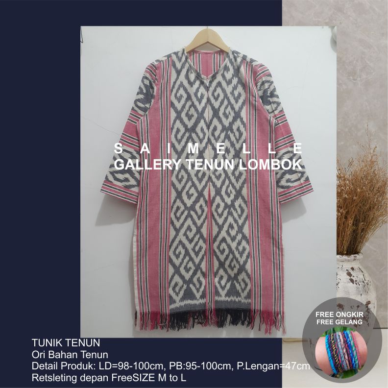 baju tunik tenun by saimelle gallery tenun lombok