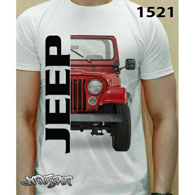 Kaos mobil jeep dan hummer
