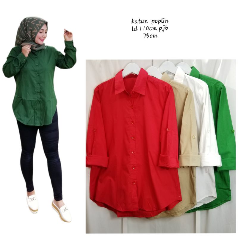 Blouse katun poplin