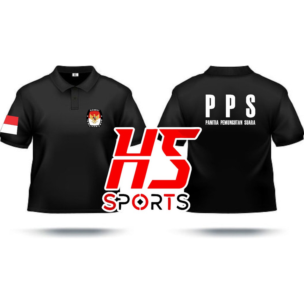 Poloshirt Kaos Polo PPS Panitia Pemungutan Suara SINGKATAN - Poloshirt PPS - Kaos PPS Panitia KPU