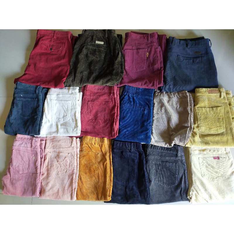 borongan celana Corduroy