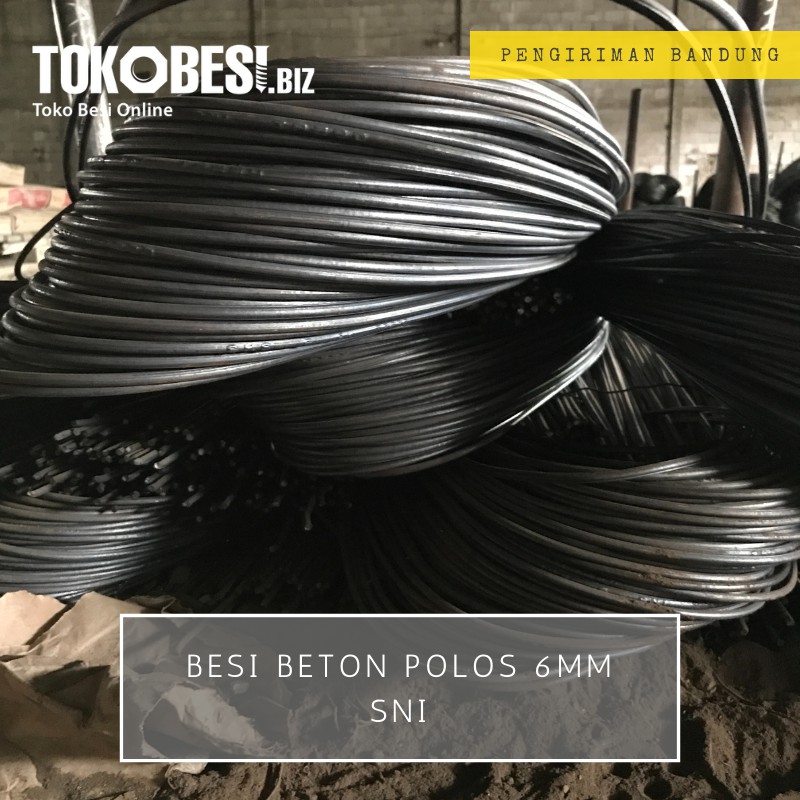 Besi beton polos 6mm SNI