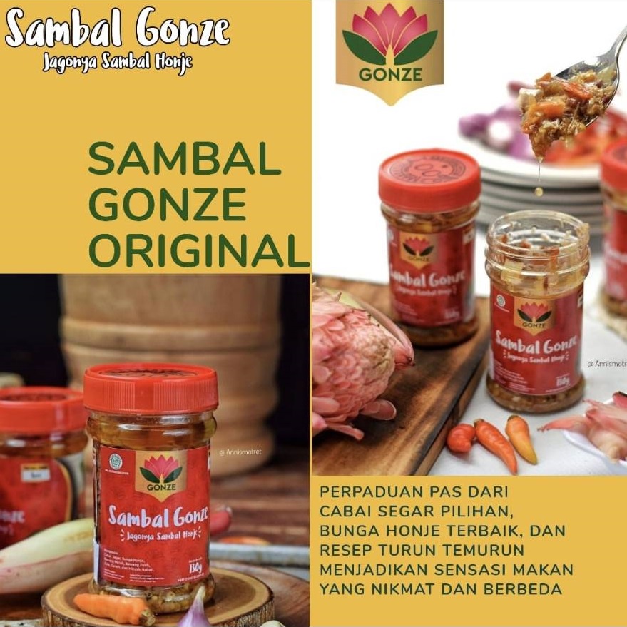 

SAMBAL KECOMBRANG TERBAIK SAMBAL GONZE VARIAN ORIGINAL SAMBAL HONJE ORIGINAL