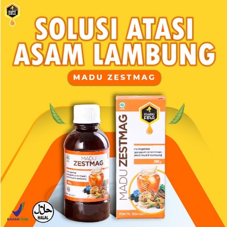 Madu Zestmag Obat Herbal Asam Lambung Magh kronis Herbal Maag BISA COD