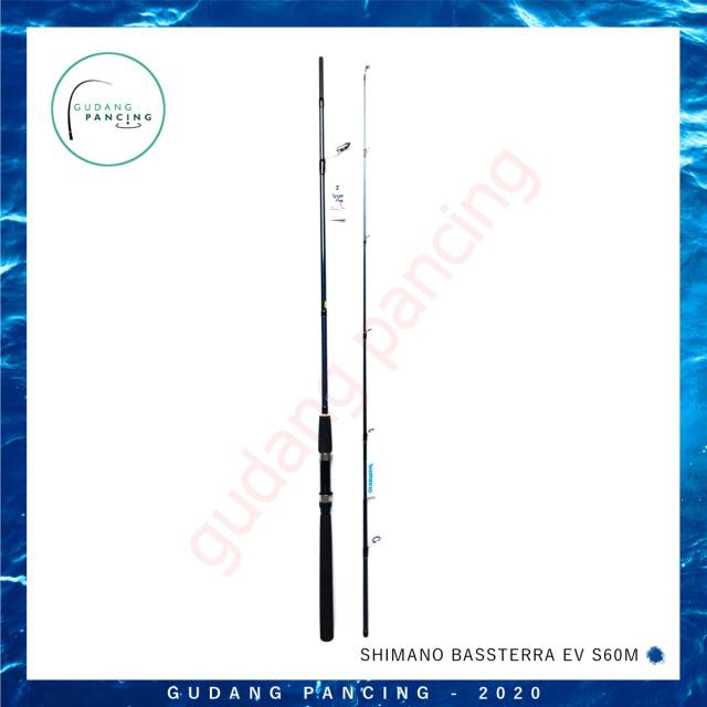 Rod/Joran Pancing  Shimano Bassterra EV S60M'19- Ring fuji