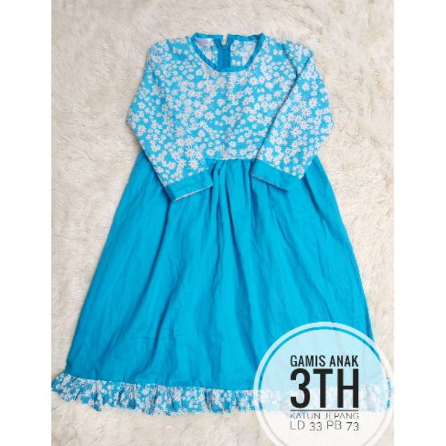 Gamis anak kajep pesanan bunda wiwik