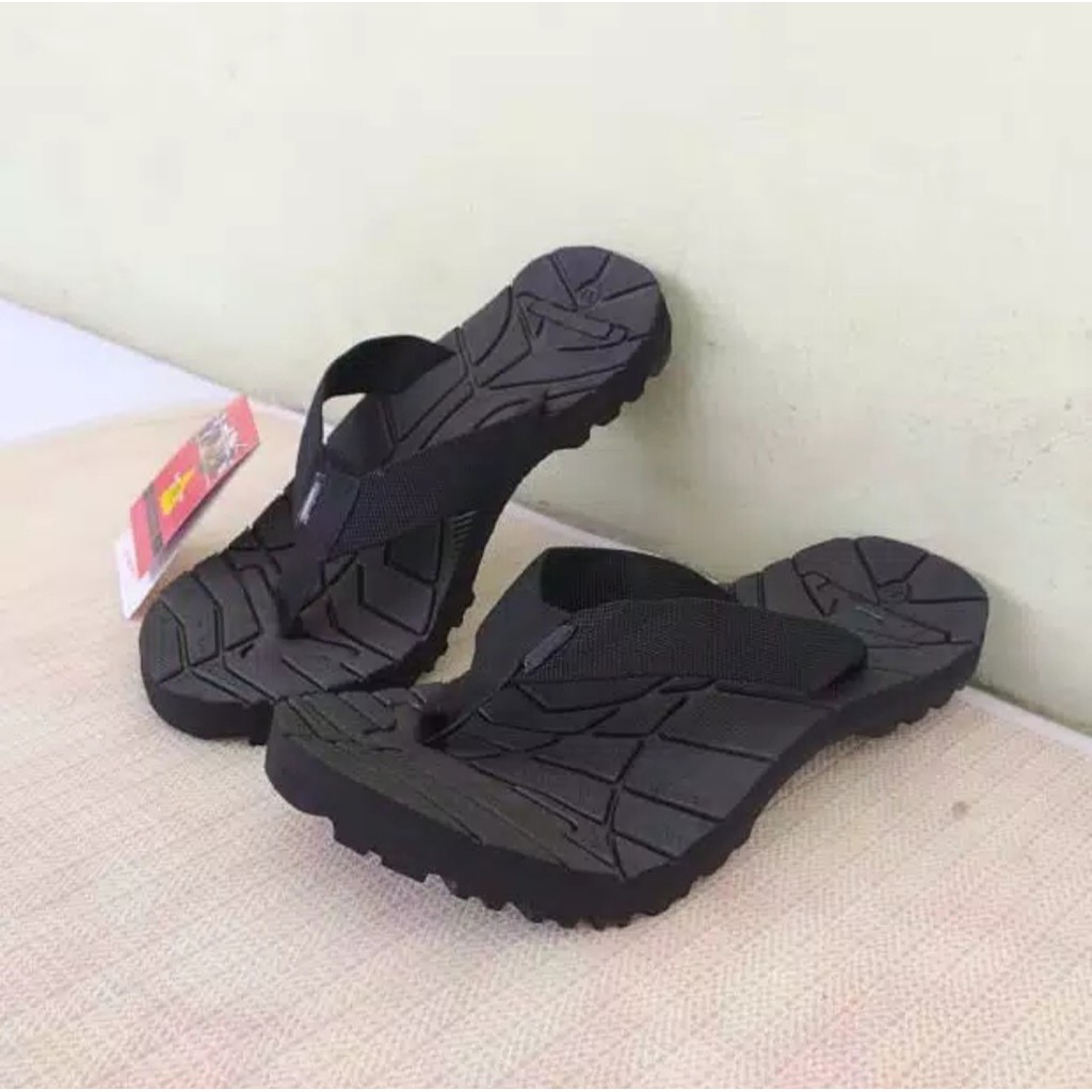 Sandal jepit hitam polos dan motif | sandal outdoor|sandal adventure | Sandal jepit Outdoor Pria