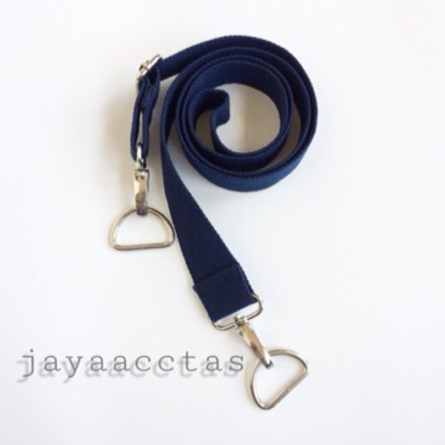 Tali strap sling bag selempang 3.8 cm bahan katun donker