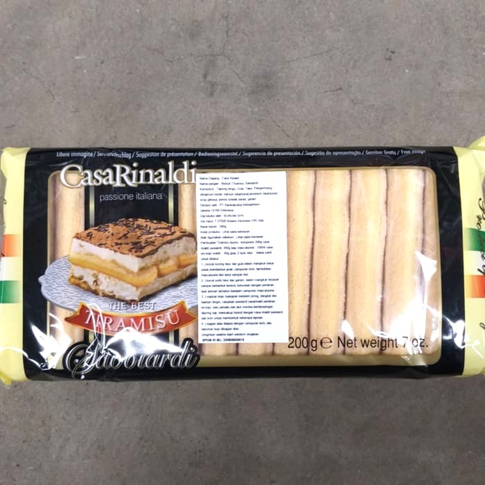 

casa rinaldi tiramisu savoiardi lady fingers 200 gr