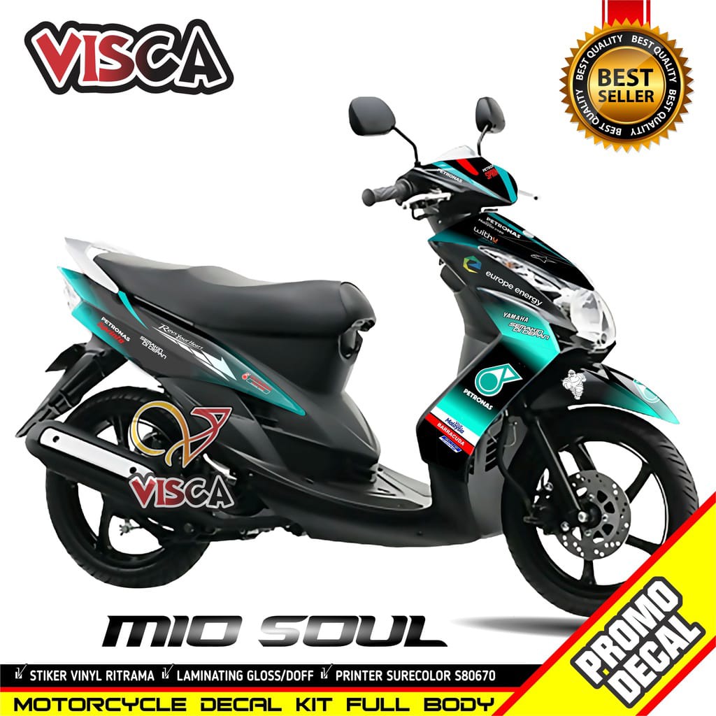 Decal Stiker Mio Soul Striping Mio Soul Petronas
