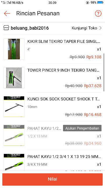 Pahat Kayu 1/2 3/4 1 X 13 19 25 Mm Tekiro Wood Chisel 1/2x13 3/4x19 1x25 Alat Ukir Memahat Mengukir