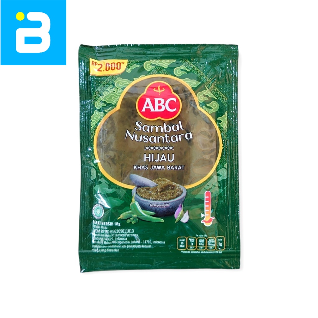 

ABC Sambal Nusantara Hijau 18 G