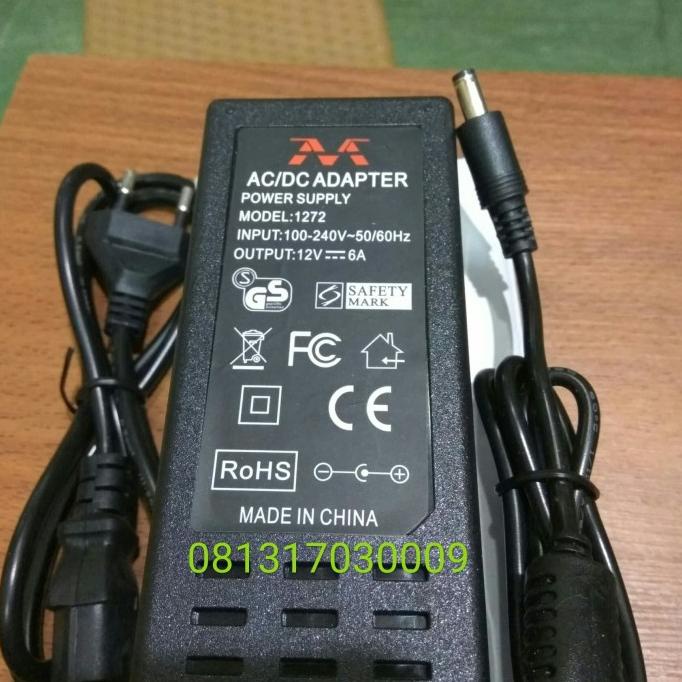 Adaptor 12V 6A Adaptor Pompa DC