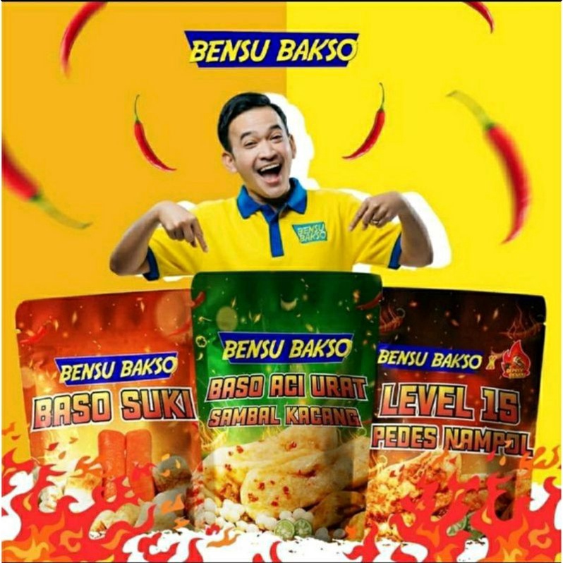 READY Stock Bensu Urat Mercon Level 15 Pedas Nampol x Geprek Bensu