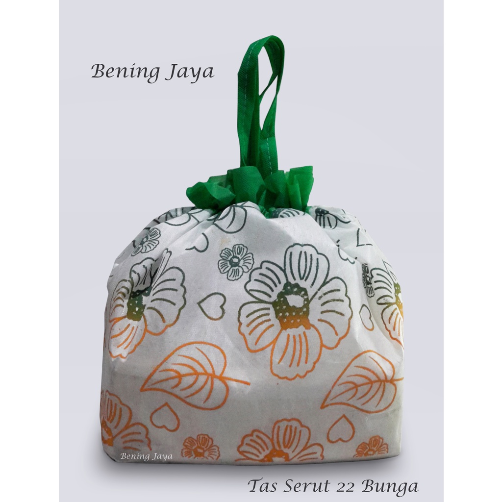 Tas Hajatan Spunbond Serut 22 Bunga Kenanga