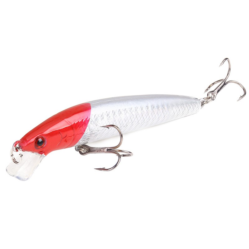 1Pcs Crankbait Umpan Pancing Apung Bentuk Ikan Kecil 9.5cm 7g Aneka Warna Minnow Fishing Lure