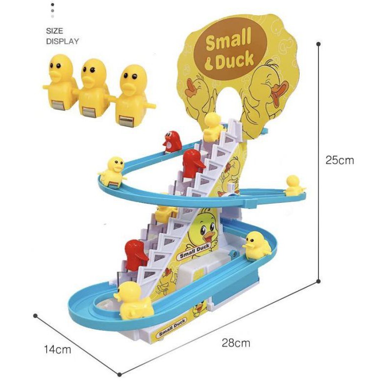 Mainan Anak Small Duck Tangga - Mainan Tangga Paradise Penguin Light and Sound