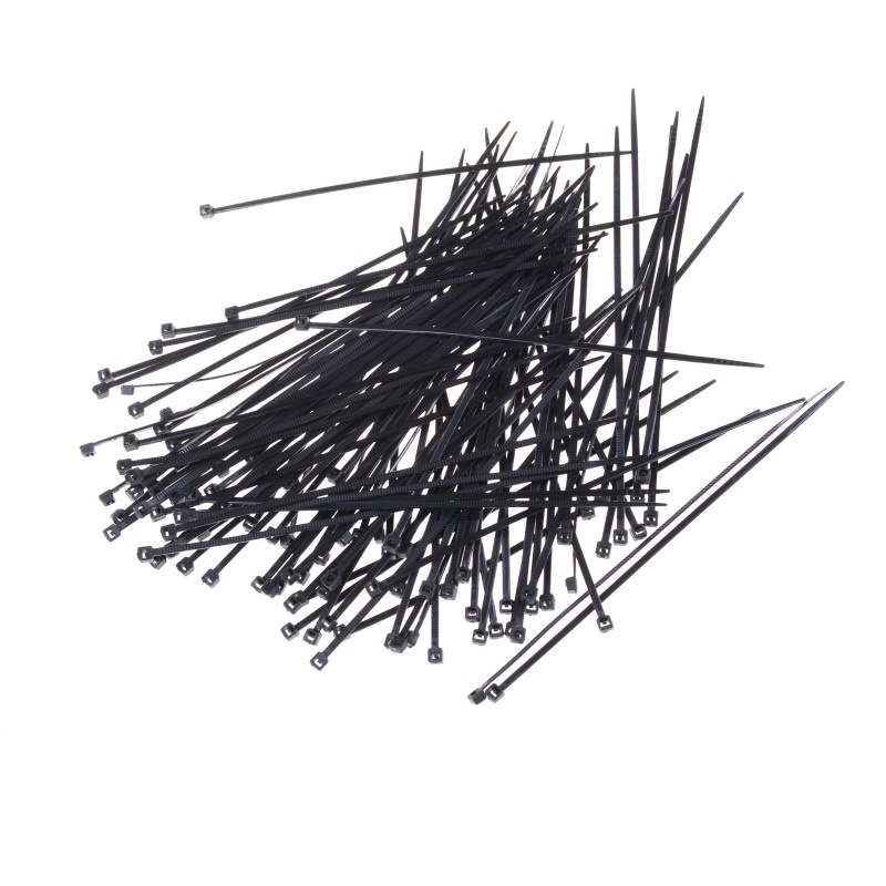 100pcs / Kantong Tali Pengikat Kabel Bahan Nilon Ukuran 3X150MM