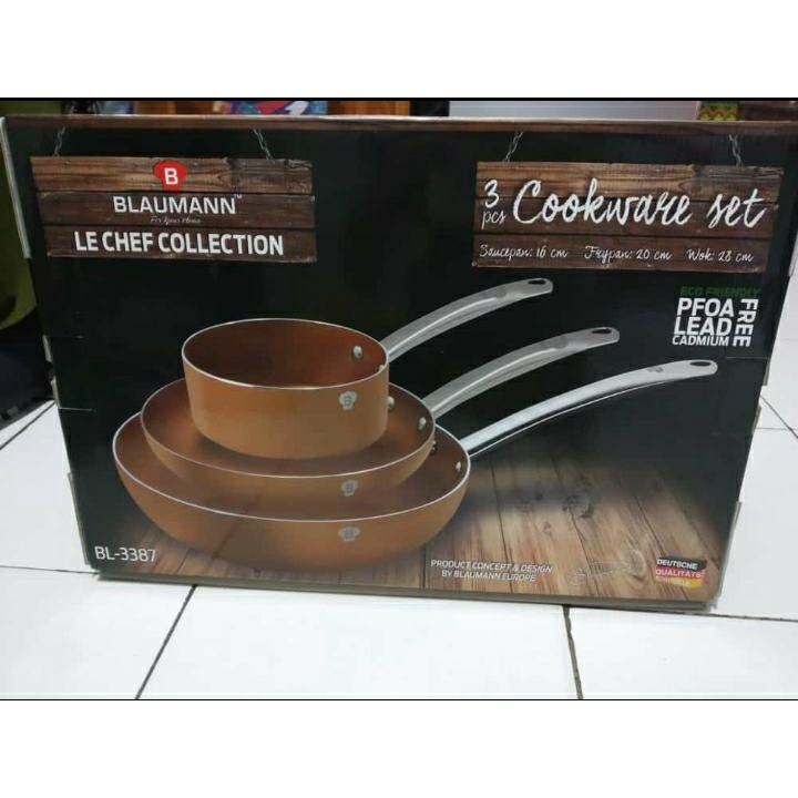 BLAUMANN NS COOKWARE SET / PANCI SET 3 PCS