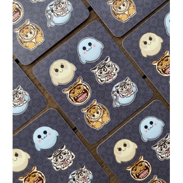 

stiker karakter Bubble cosplay Tiger