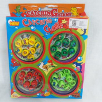 Mainan Pancing Magnet 4 Kolam/Fishing Game/Catching Game OKE***