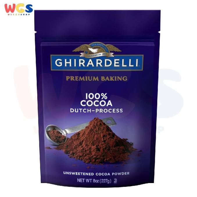 

Ghirardelli Premium 100% Unsweetened Cocoa Powder Dutch Process 227gr ---NEW---