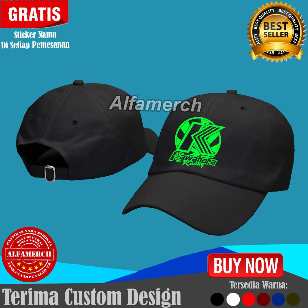 Topi Baseball KAWAHARA RACING Distro Keren Murah Cowok Laki Laki Pria Wanita