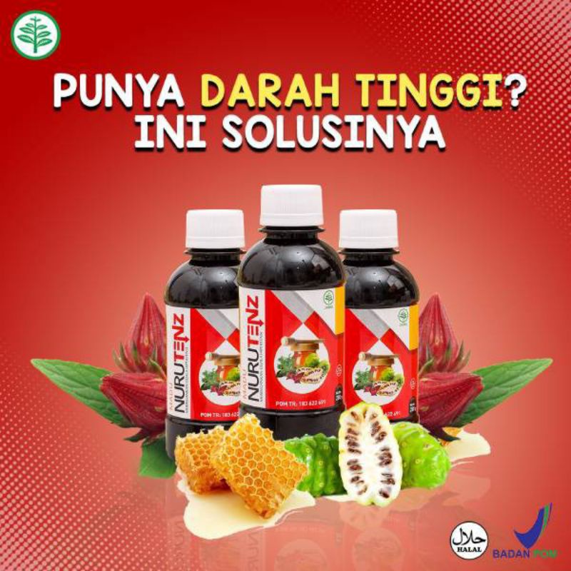 

MADU NURUTENZ obat hipertensi menurunkan tekanan darah tinggi herbal asli BPOM