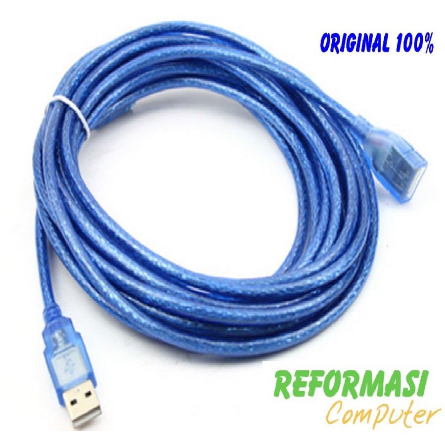 KABEL USB MALE FEMALE 5M / PERPANJANGAN USB / USB EXTENDER EXTENTION