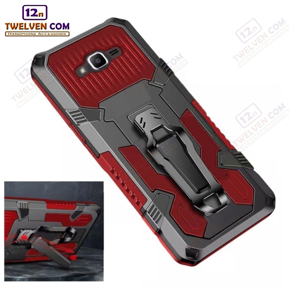 Case Shockproof Samsung J7 Core Armor Hardcase Stand Clip