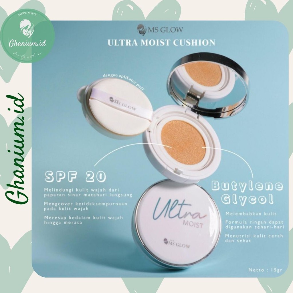 ULTRA MOIST CUSHION MS GLOW | BEDAK MS GLOW