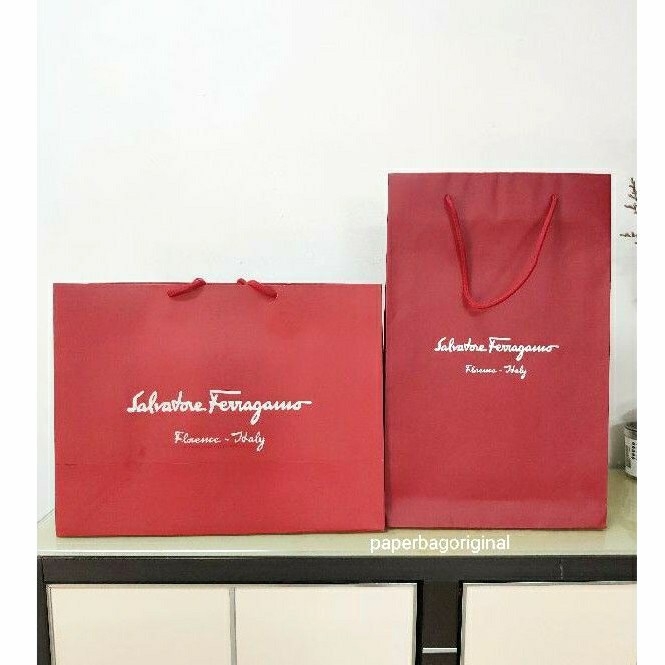 

(TERLARIS) Paper bag Salvatore Ferragamo Original Authentic paperbag