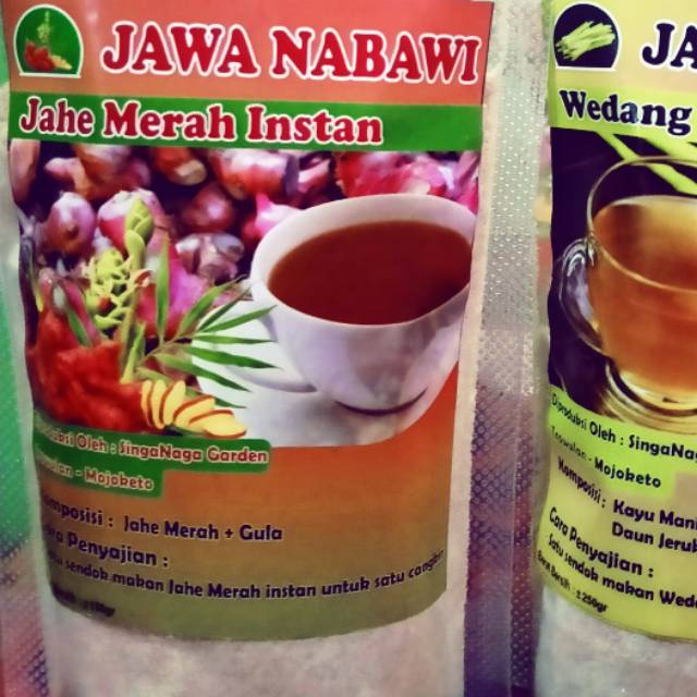 

Minuman herbal alami jahe merah menyehatkan