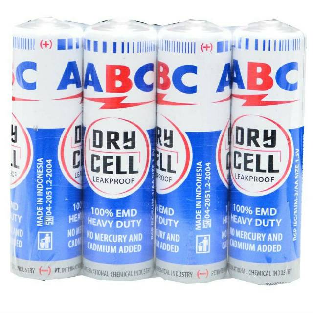 Batu baterai abc untuk jam dinding