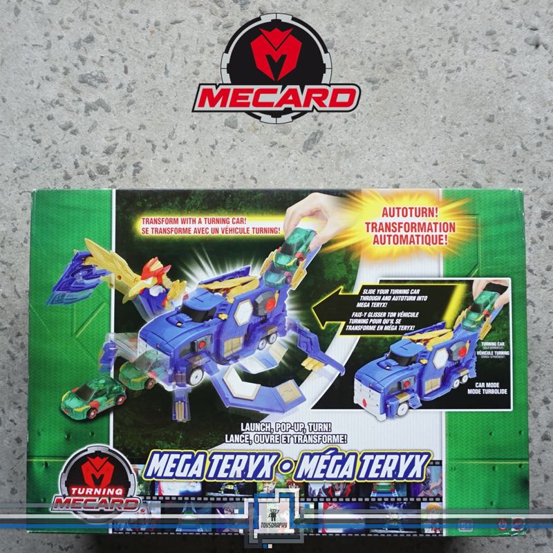 Turning Mecard MEGA TERYX Mecanimals Vehicle