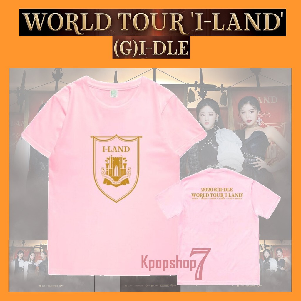 Baju gidle kaos gidle tshirt gidle world tour i-land