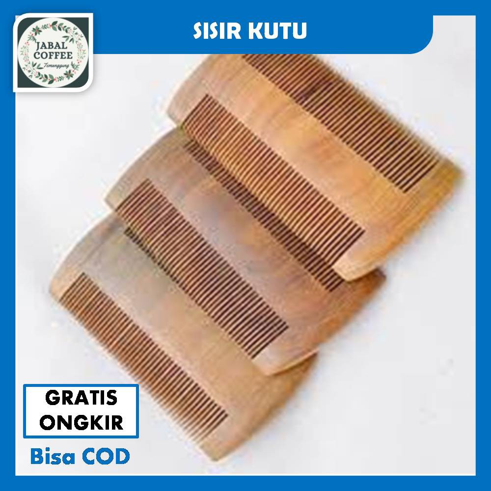 Sisir Serit Kutu Kayu / Sisir Serit Kayu / Sisir Serit Kutu Ketombe / Serit Kutu Tradisonal J44