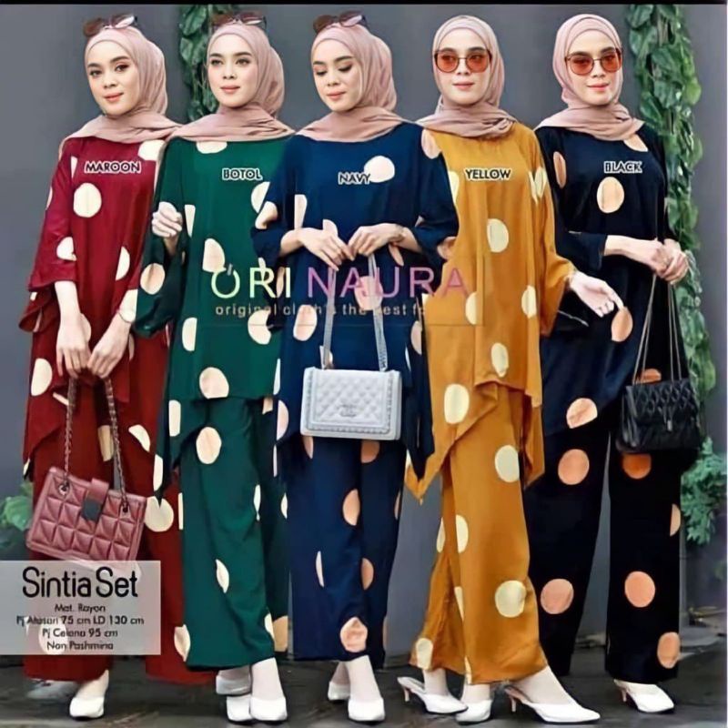SETELAN RAYON JUMBO SETELAN SINTIA SET SETELAN ORI NAURA