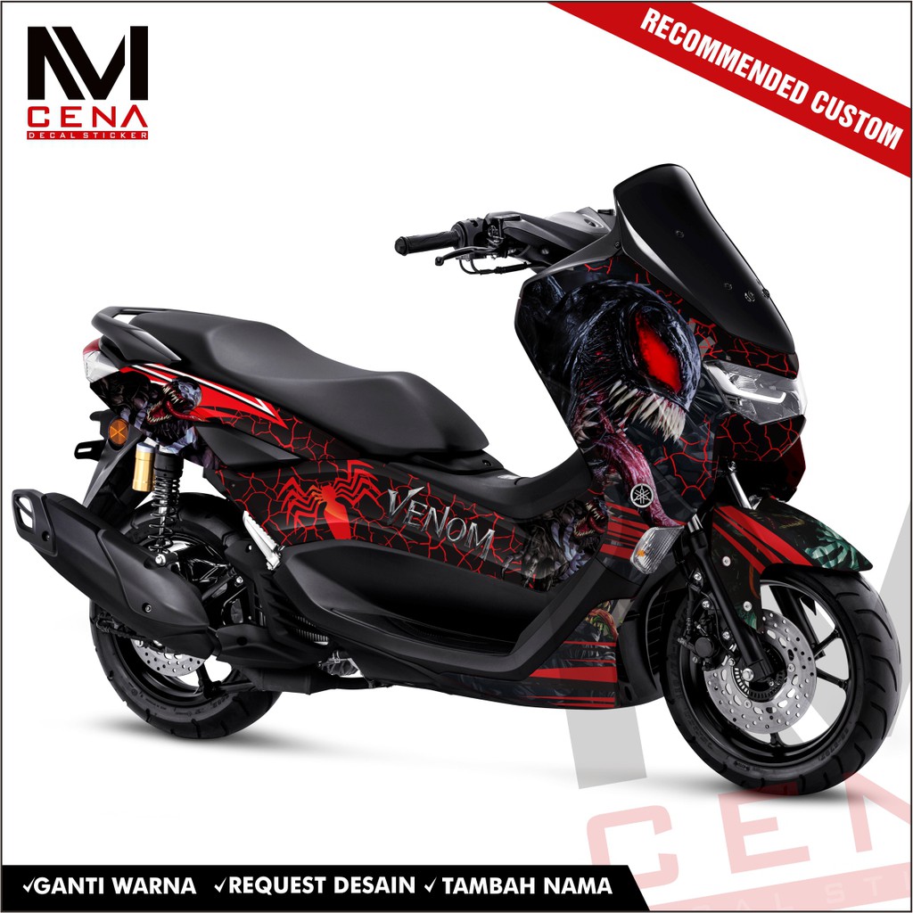 Sticker Striping Decal Nmax 2020 full body sticker new Nmax decal new nmax venom custom desain