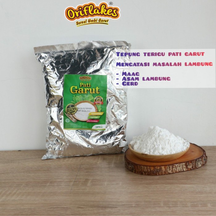 

PROMO [COD] Oriflakes tepung pati garut mengatasi masalah lambung - 500 GR