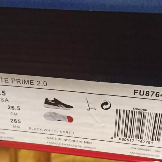 REEBOK SUBLITE PRIME 2.0 ORIGINAL 100% BNIB RESMI