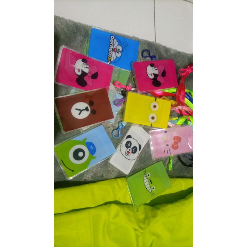 

Card Tag 2 lapis doraemon /minion /brown/ hello kitty/ micky/ monster/ panda