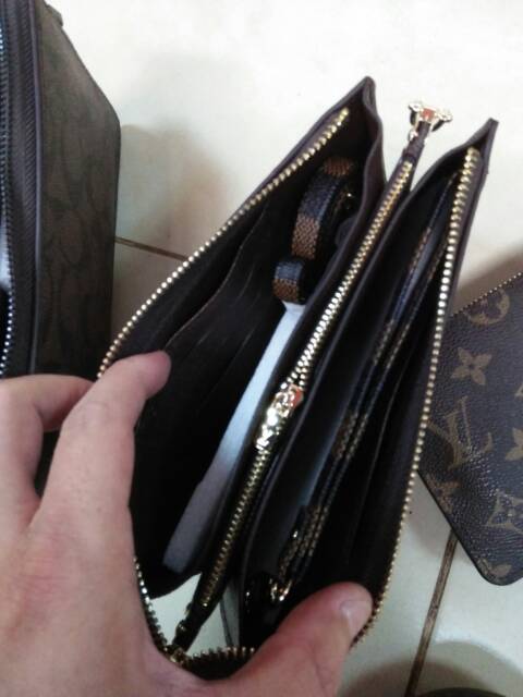 Dompet resleting panjang import