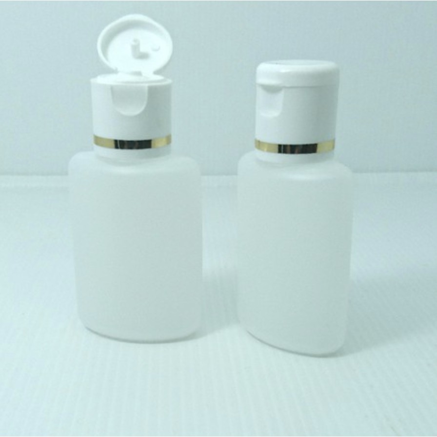 Botol DKS 30ml Natural / DKS 30 ml / Botol Plastik Tutup Fliptop 30ml / Botol Sampo 30 ml