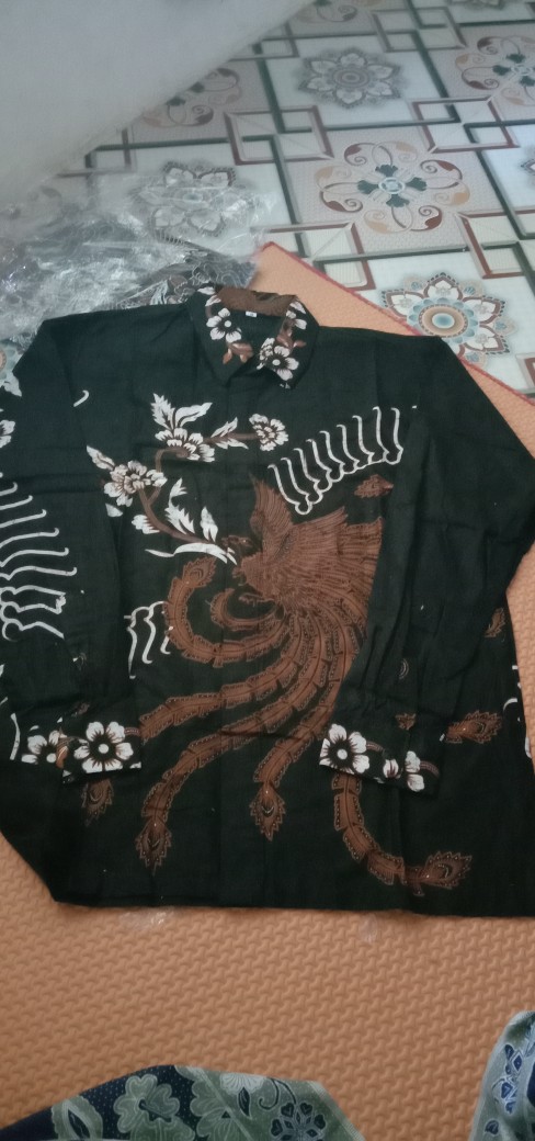 Size M L Xl Xxl Xxxl Bswart Batik Hrb026 Kenongo Hem Pendek Padi Pekalongan M L Xl Batik Pria Murahl