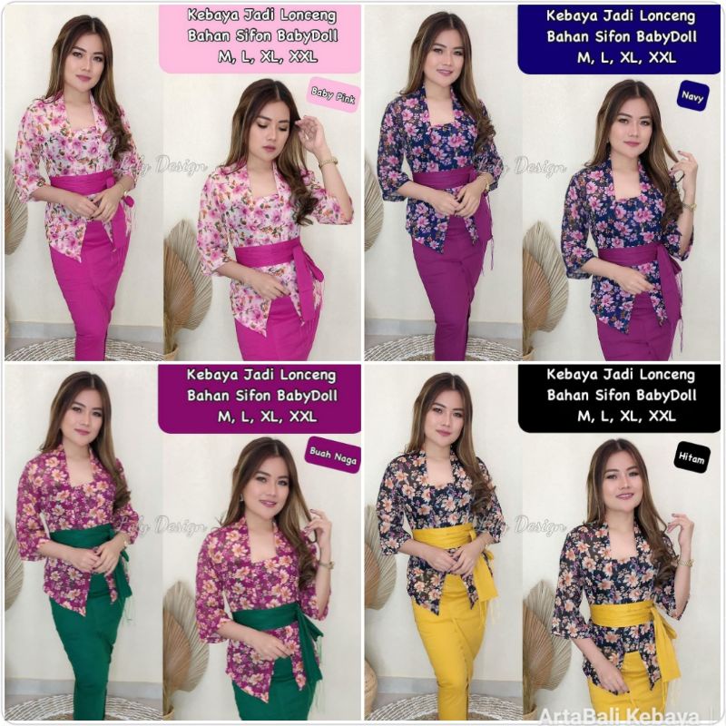 Kebaya Lonceng Sifon Baby Doll