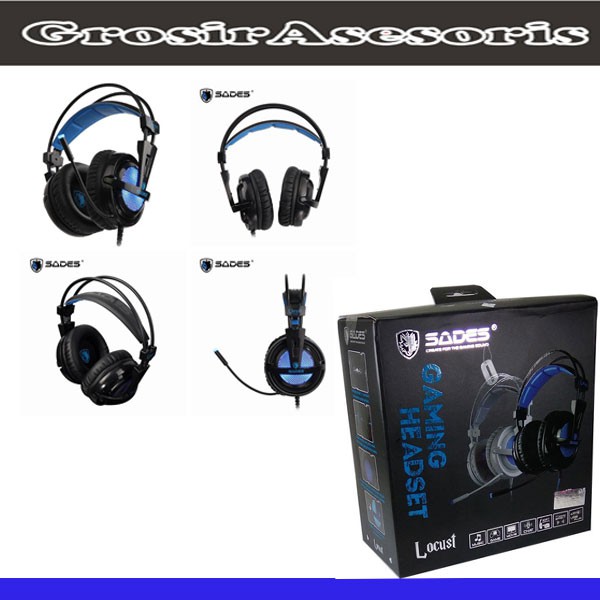 Headset Sades Gaming Locust SA-704